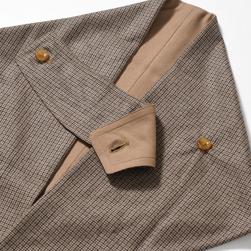 DOUBLE FACE WOOL SCALF "QUEEN" -2.COLOR-