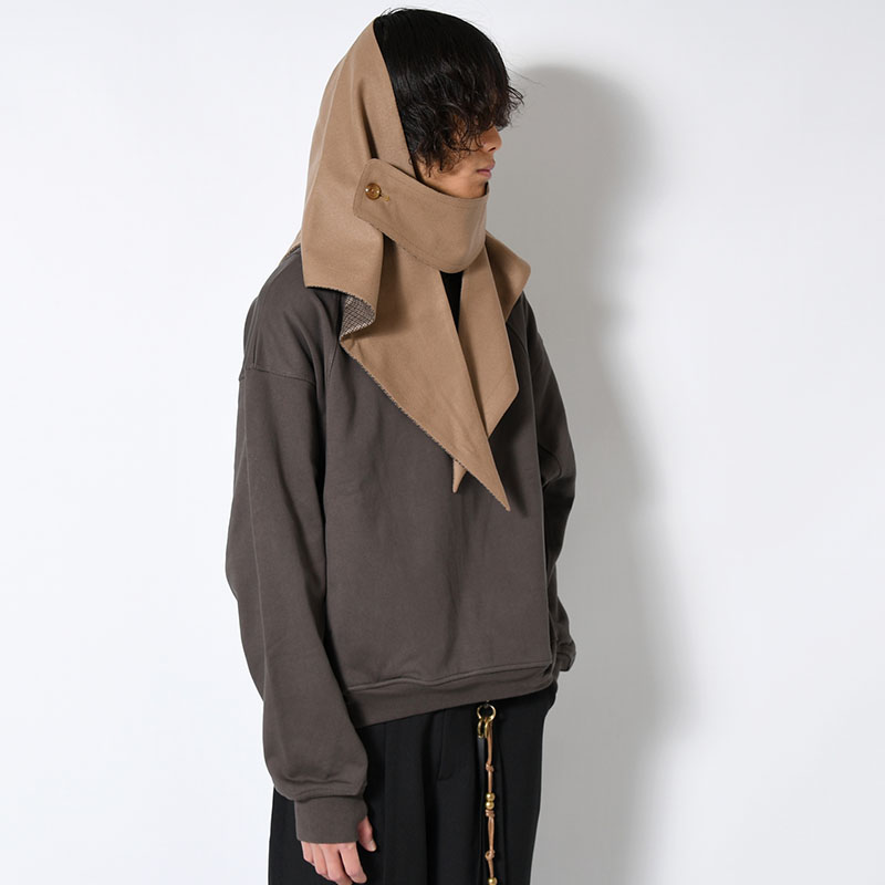 DOUBLE FACE WOOL SCALF "QUEEN" -2.COLOR-