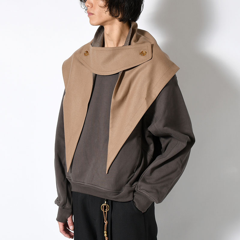 DOUBLE FACE WOOL SCALF "QUEEN" -2.COLOR-