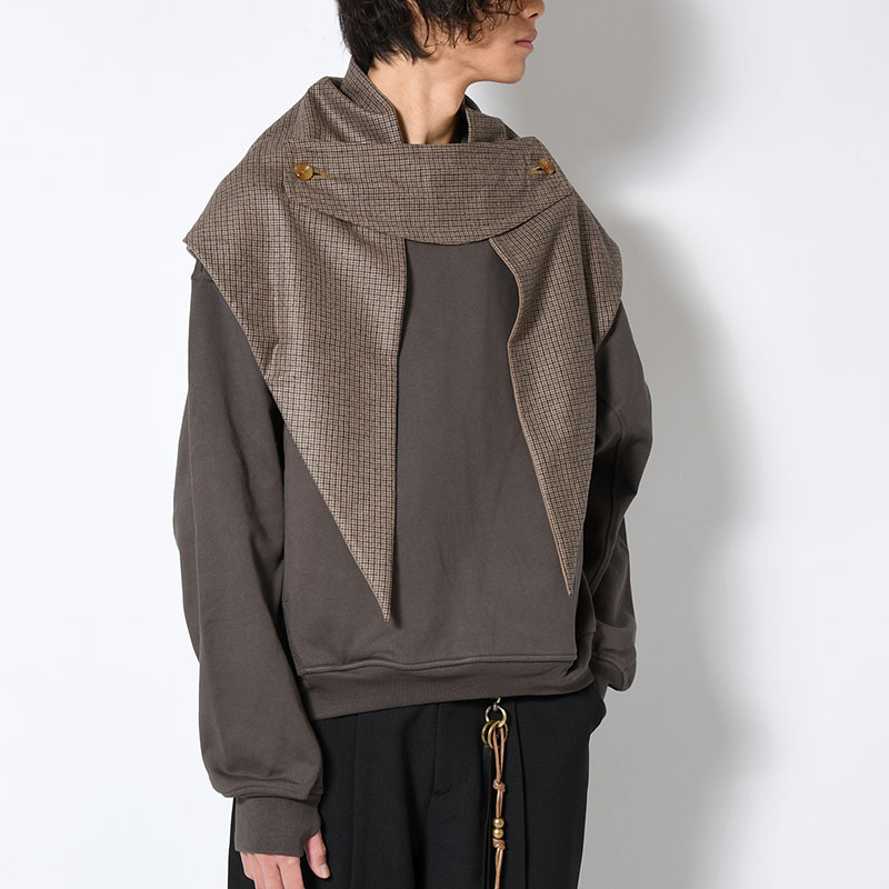 DOUBLE FACE WOOL SCALF "QUEEN" -2.COLOR-