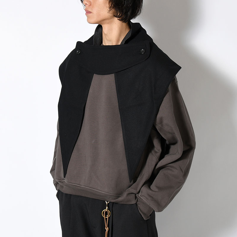 DOUBLE FACE WOOL SCALF "QUEEN" -2.COLOR-