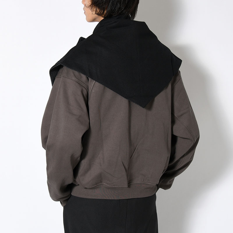 DOUBLE FACE WOOL SCALF "QUEEN" -2.COLOR-