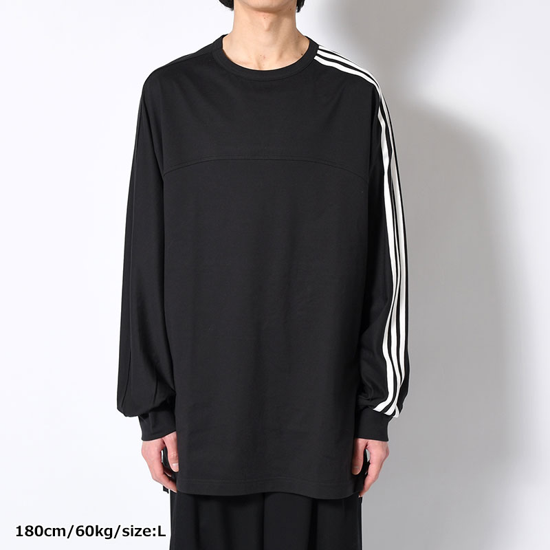 M 3S LS TEE -BLACK-