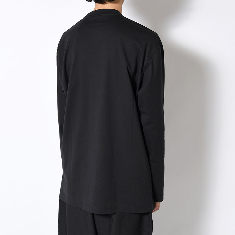 U Y-3 RELAXED LS TEE -BLACK-