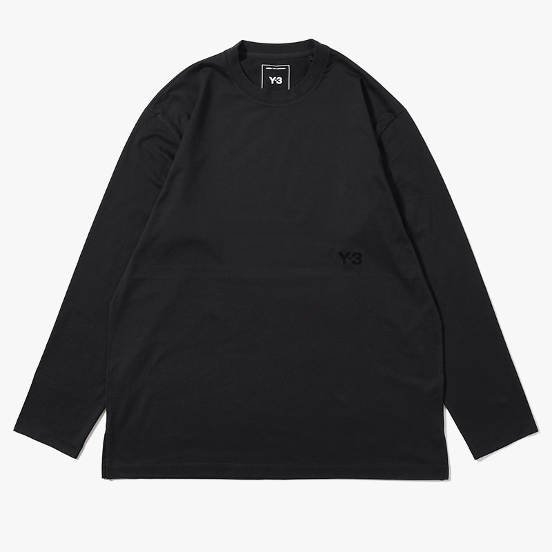 U Y-3 RELAXED LS TEE -BLACK-