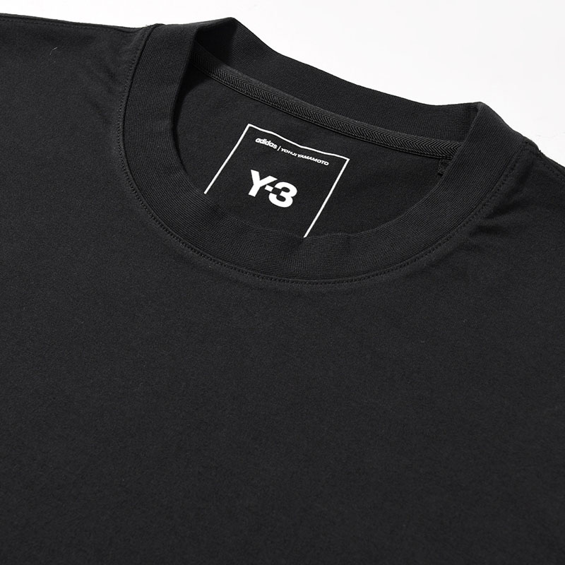 U Y-3 RELAXED LS TEE -BLACK-