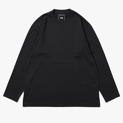 U Y-3 RELAXED LS TEE -BLACK-