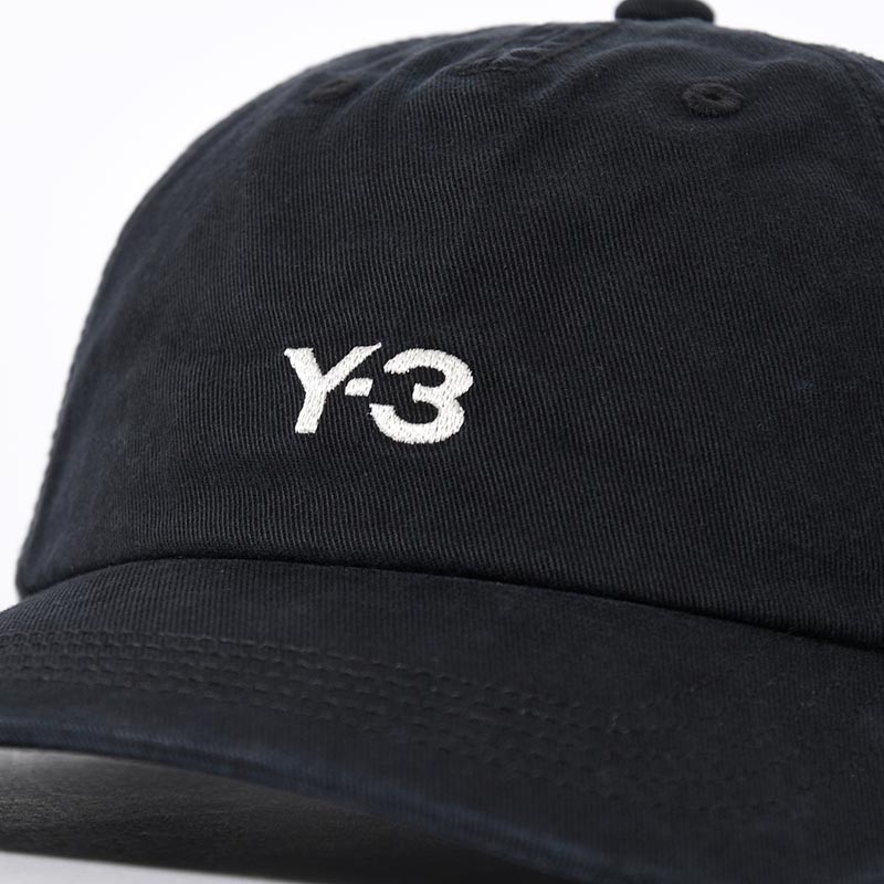 Y-3 DAD CAP -BLACK-