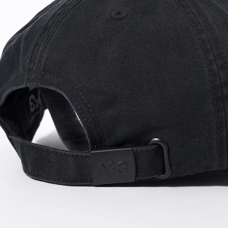 Y-3 DAD CAP -BLACK-