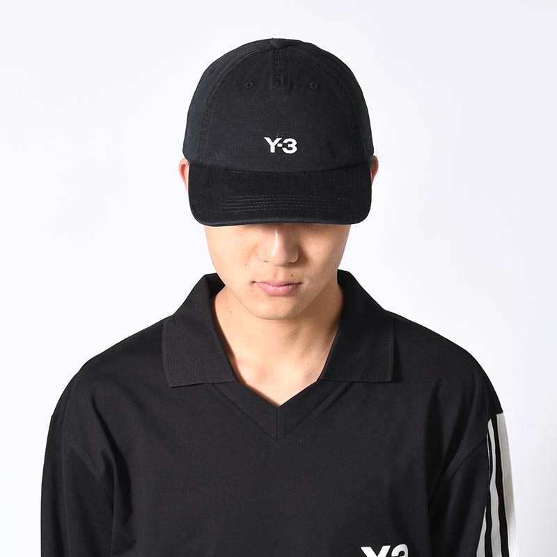 Y-3 DAD CAP -BLACK-