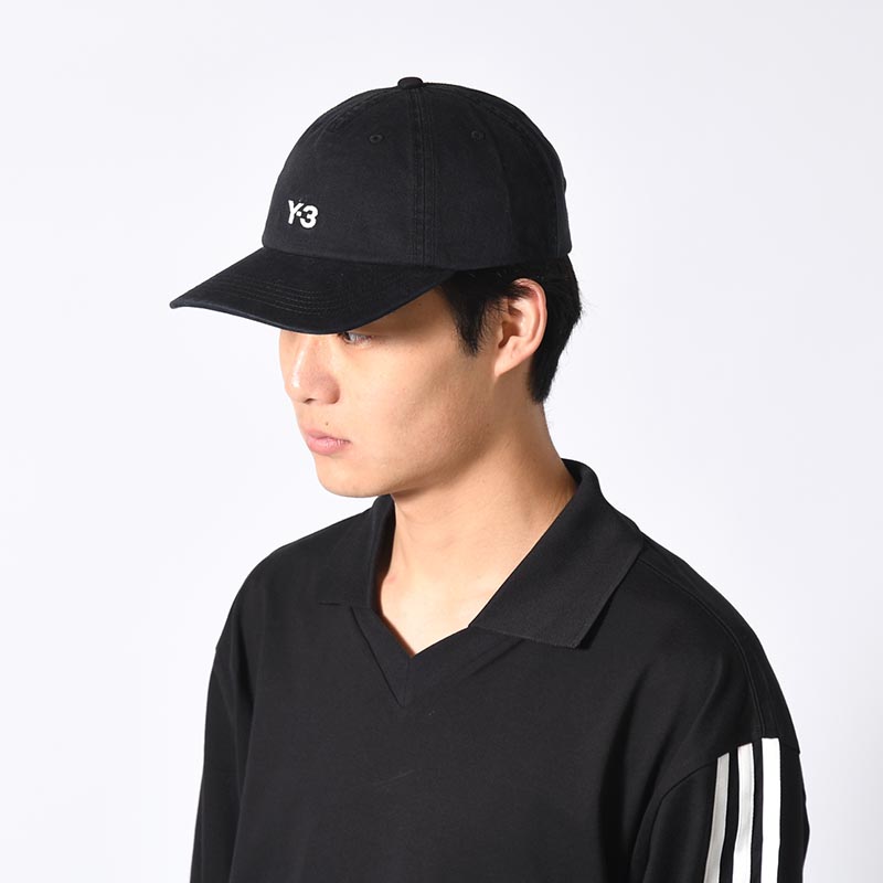 Y-3 DAD CAP -BLACK-