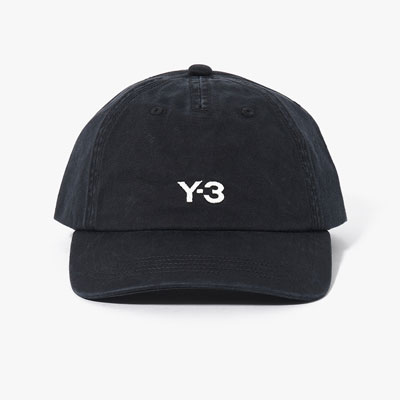 Y-3 DAD CAP -BLACK-