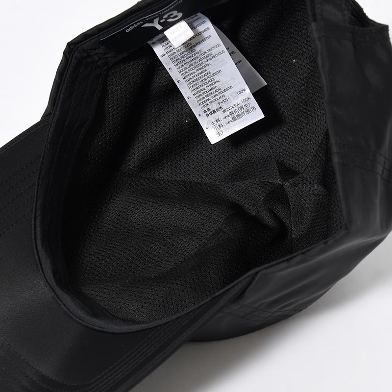 Y-3 TECH CAP -BLACK-