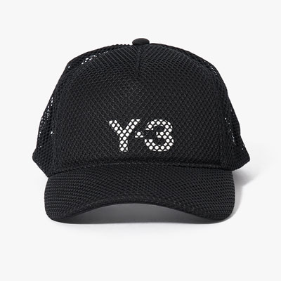 Y-3 TRUCKER CAP -BLACK-