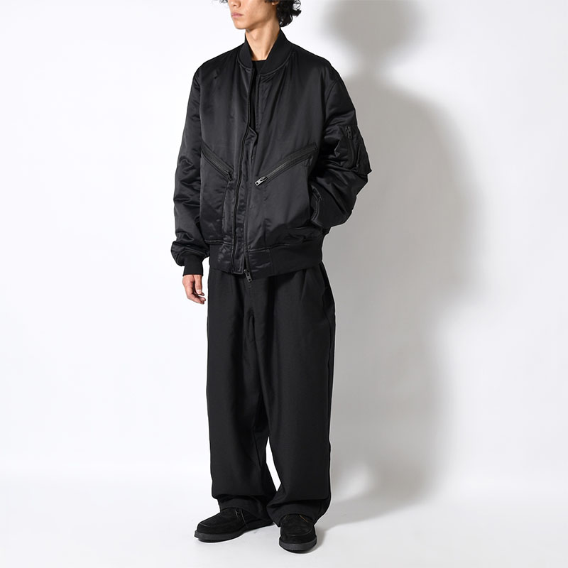 Y-3 BOMBER JACKET -BLACK-
