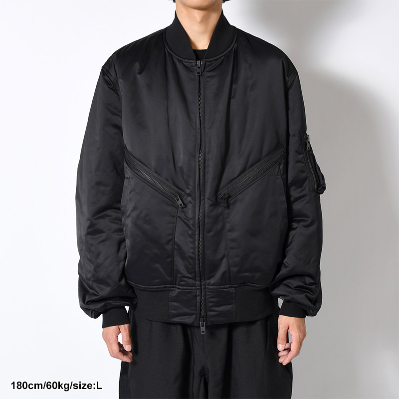 Y-3 BOMBER JACKET -BLACK-
