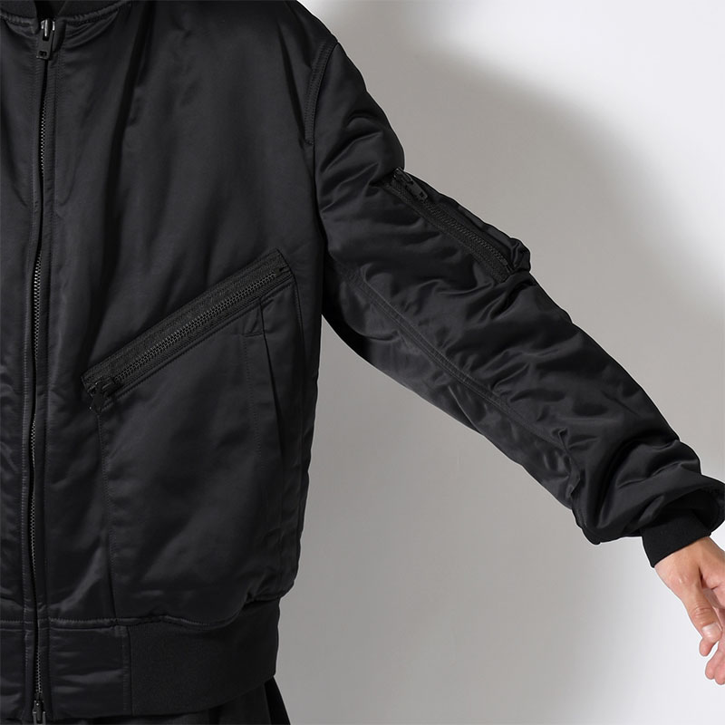 Y-3 BOMBER JACKET -BLACK-