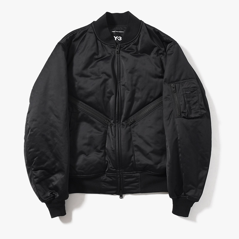 Y-3 BOMBER JACKET -BLACK-
