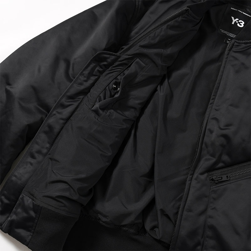 Y-3 BOMBER JACKET -BLACK-