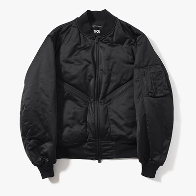 Y-3 BOMBER JACKET -BLACK-