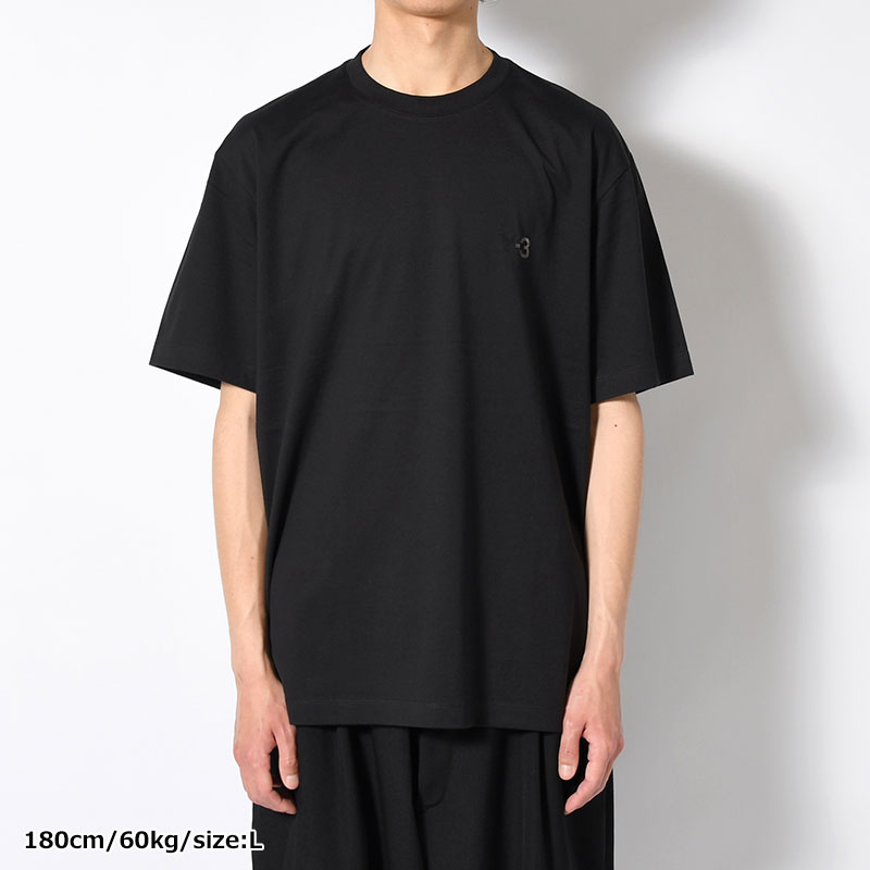 M REG SS TEE -BLACK-