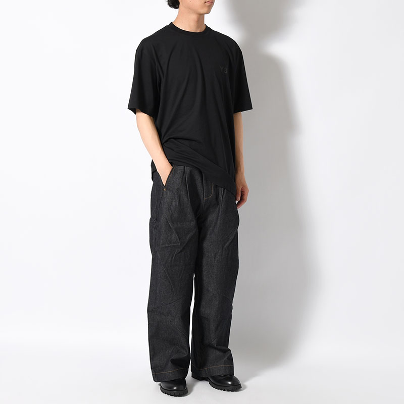 M REG SS TEE -BLACK-