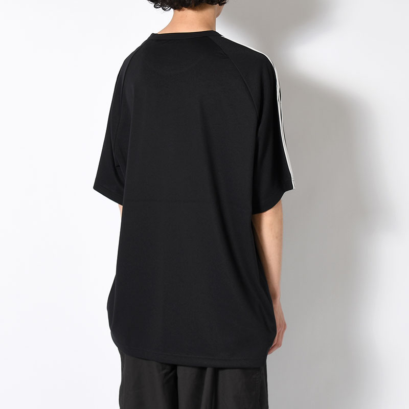 U Y3 SS TEE 3-STRIPES -BLACK-