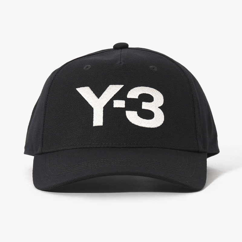 U Y-3 CLASSIC LOGO CAP -BLACK×WHITE-