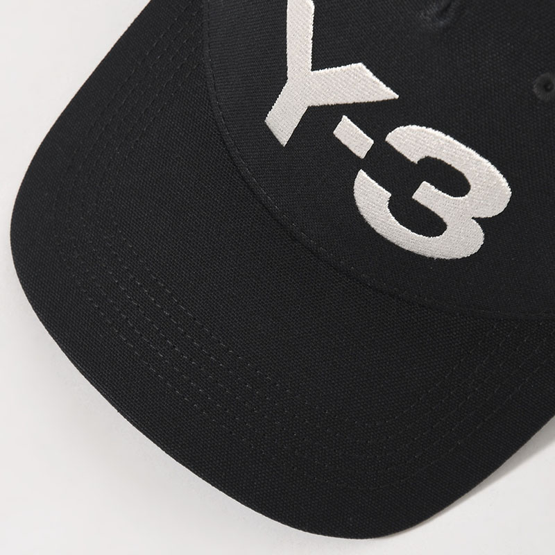 U Y-3 CLASSIC LOGO CAP -BLACK×WHITE-
