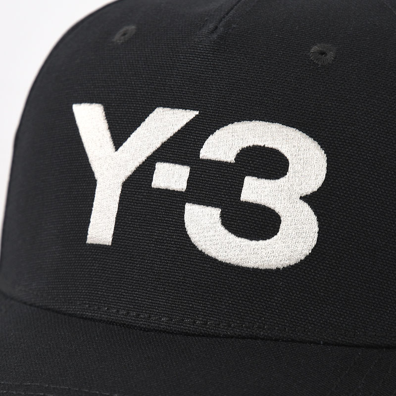 U Y-3 CLASSIC LOGO CAP -BLACK×WHITE-