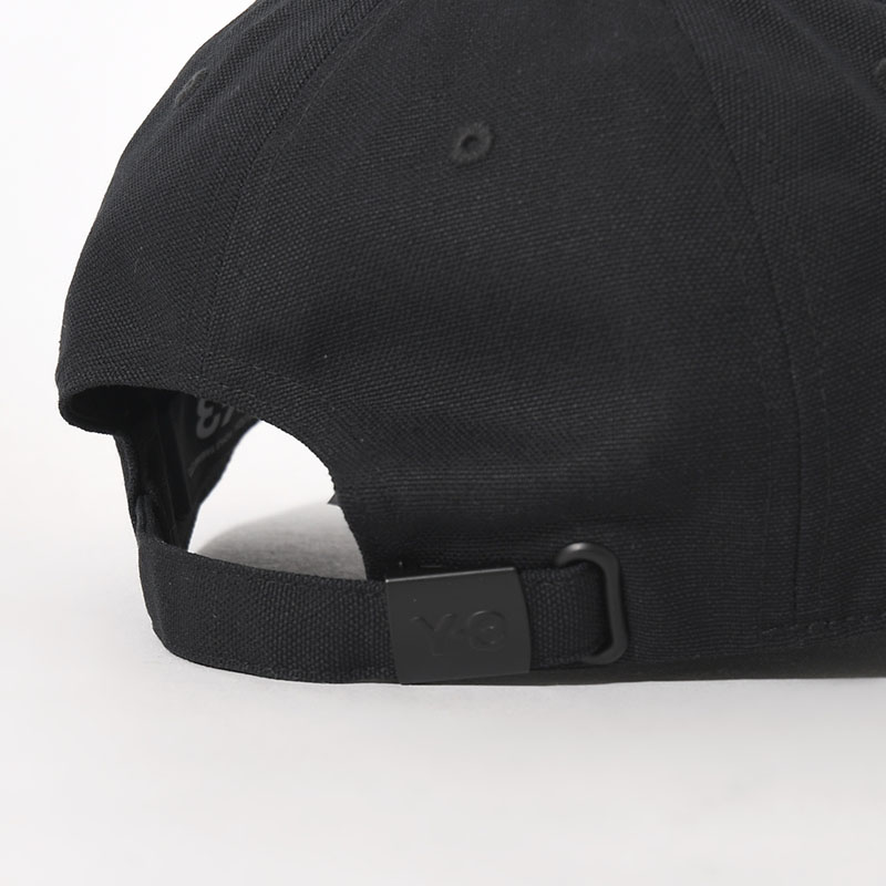 U Y-3 CLASSIC LOGO CAP -BLACK×WHITE-