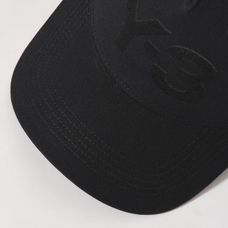 U Y-3 CLASSIC LOGO CAP -BLACK-