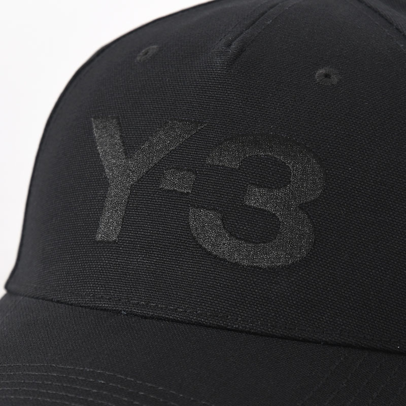 U Y-3 CLASSIC LOGO CAP -BLACK-