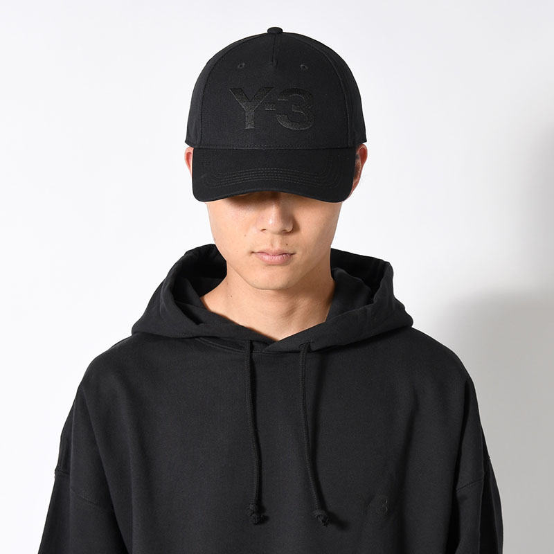 U Y-3 CLASSIC LOGO CAP -BLACK-
