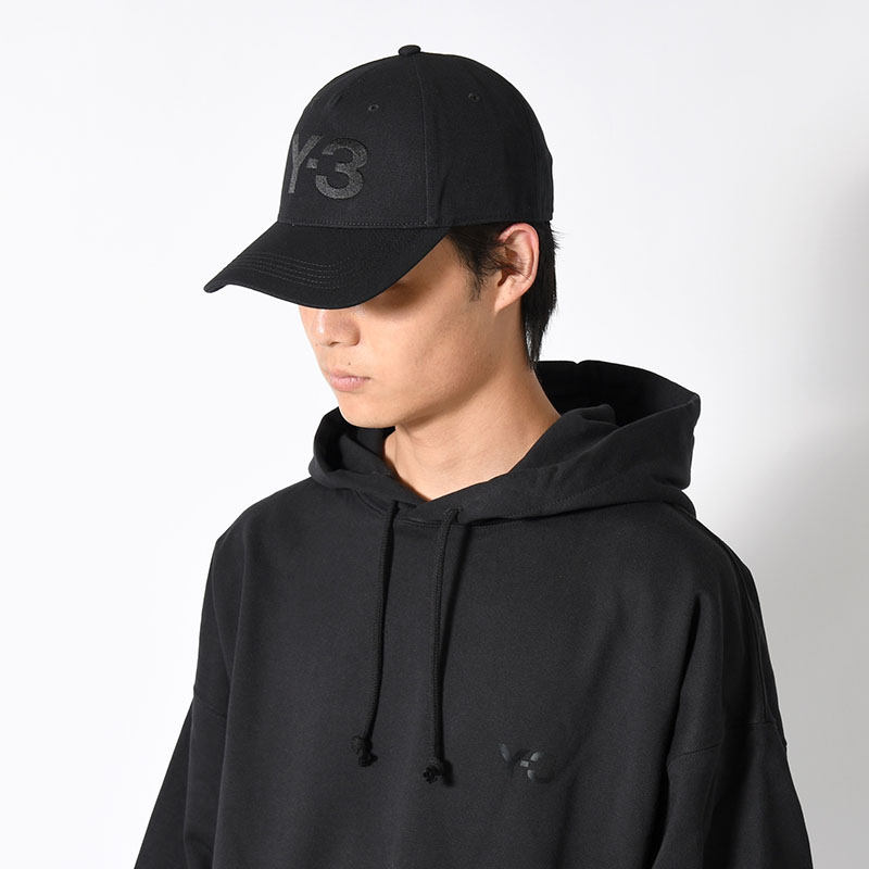 U Y-3 CLASSIC LOGO CAP -BLACK-