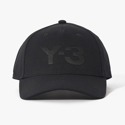 U Y-3 CLASSIC LOGO CAP -BLACK-