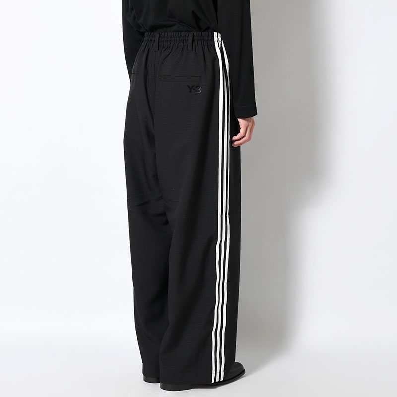 U Y-3 SPORT UNIFORM PANTS 3-STRIPES -BLACK-
