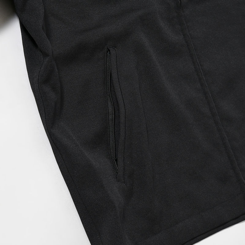 U Y-3 HOODED TRACK TOP 3-STRIPES -BLACK-
