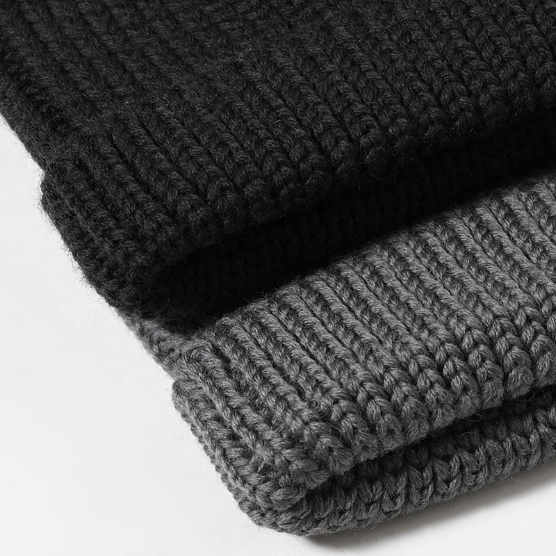 U Y-3 CHUNKY KNIT BEANIE -2.COLOR-