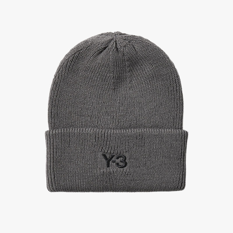 U Y-3 CL BEANIE -GRAY-