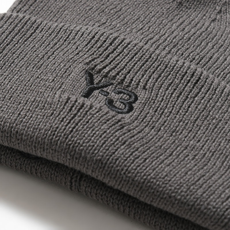 U Y-3 CL BEANIE -GRAY-
