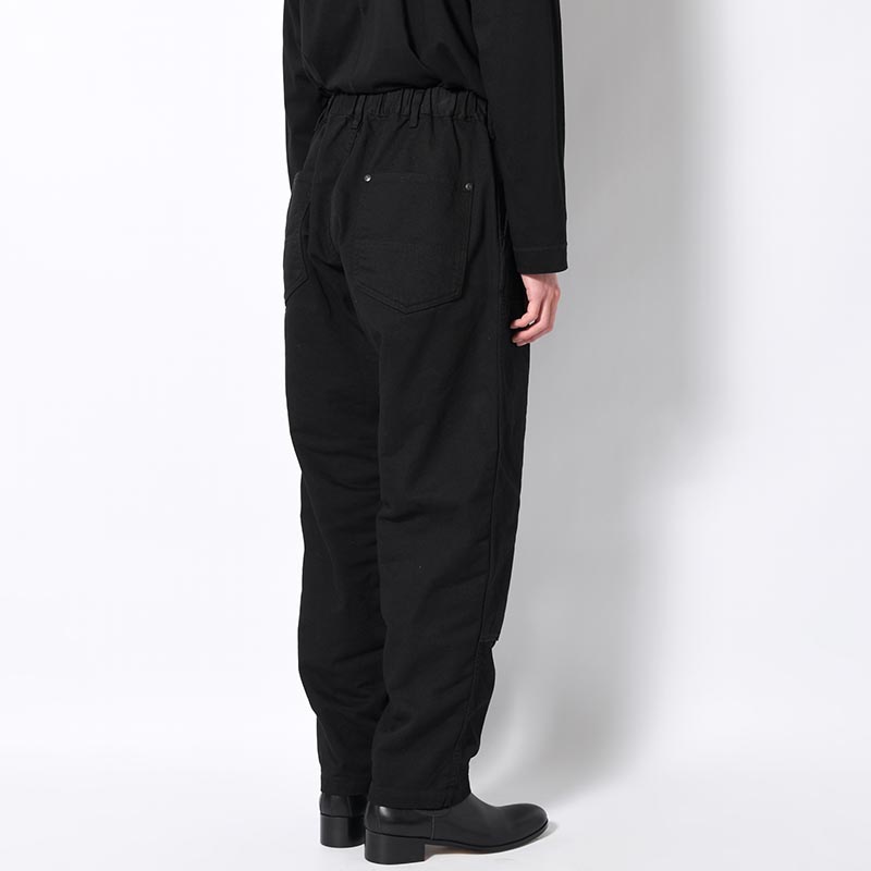 BS KATSURAGI DOUBLE KNEE WORK PANTS -BLACK-