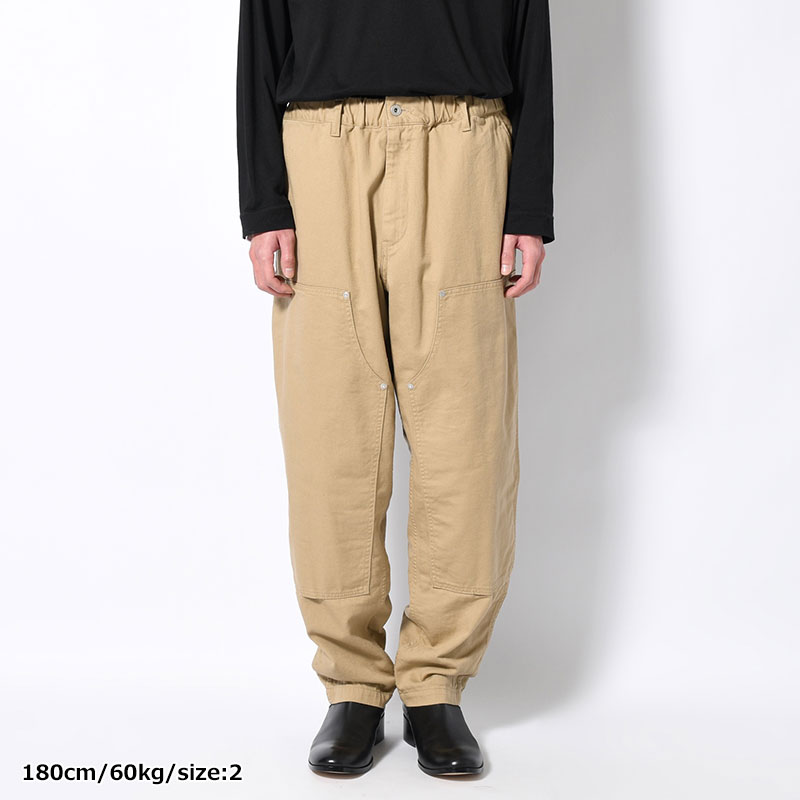 BS KATSURAGI DOUBLE KNEE WORK PANTS -BEIGE-