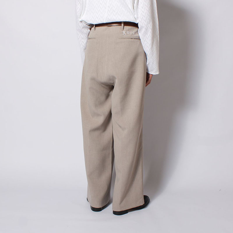 PLEATS CREASE WIDE PANTS -3.COLOR-