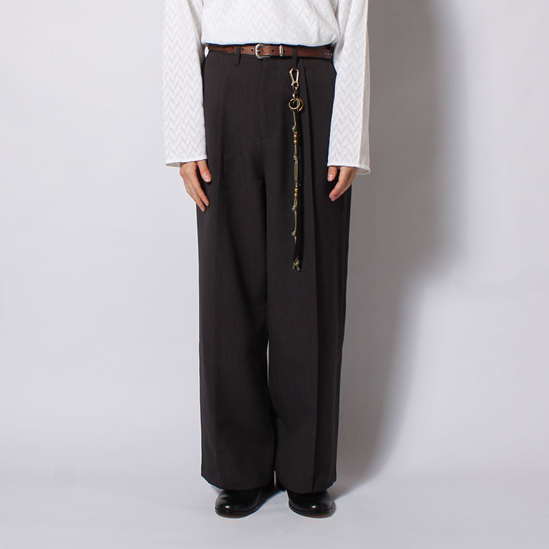 PLEATS CREASE WIDE PANTS -3.COLOR-