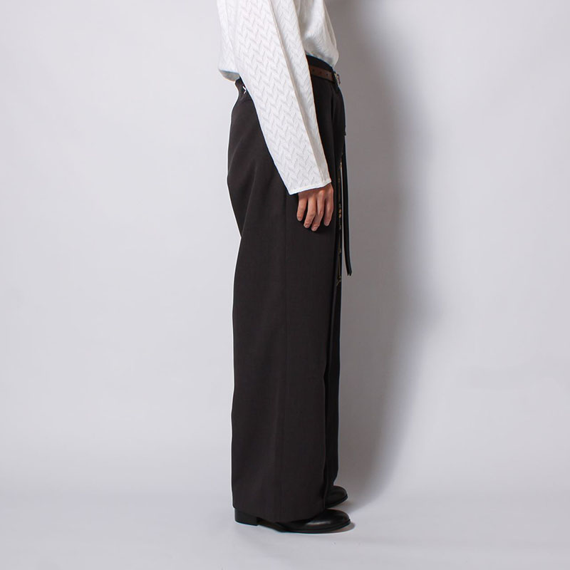 PLEATS CREASE WIDE PANTS -3.COLOR-