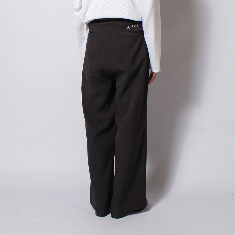 PLEATS CREASE WIDE PANTS -3.COLOR-