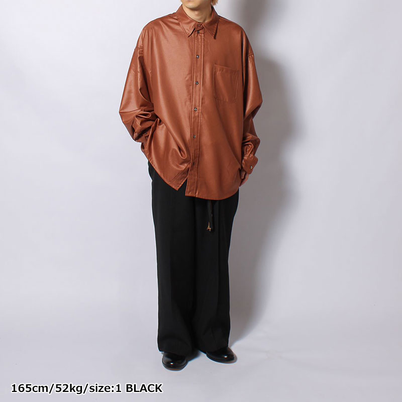 PLEATS CREASE WIDE PANTS -3.COLOR-