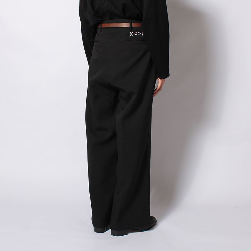 PLEATS CREASE WIDE PANTS -3.COLOR-