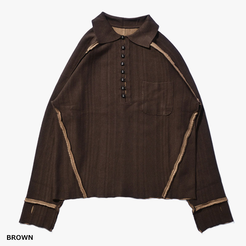 DOUBLE FACE KNIT POLO -3.COLOR-
